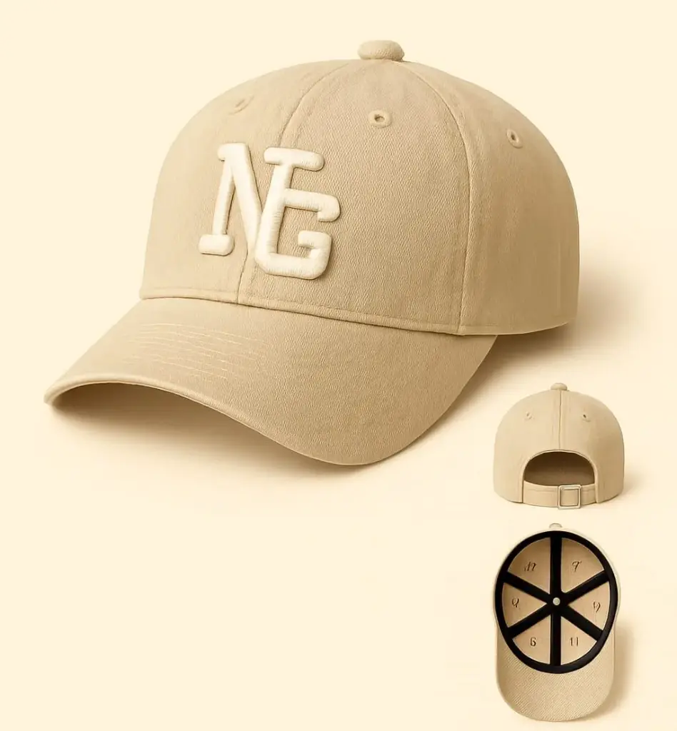 Beige "NG" Classic Baseball Cap